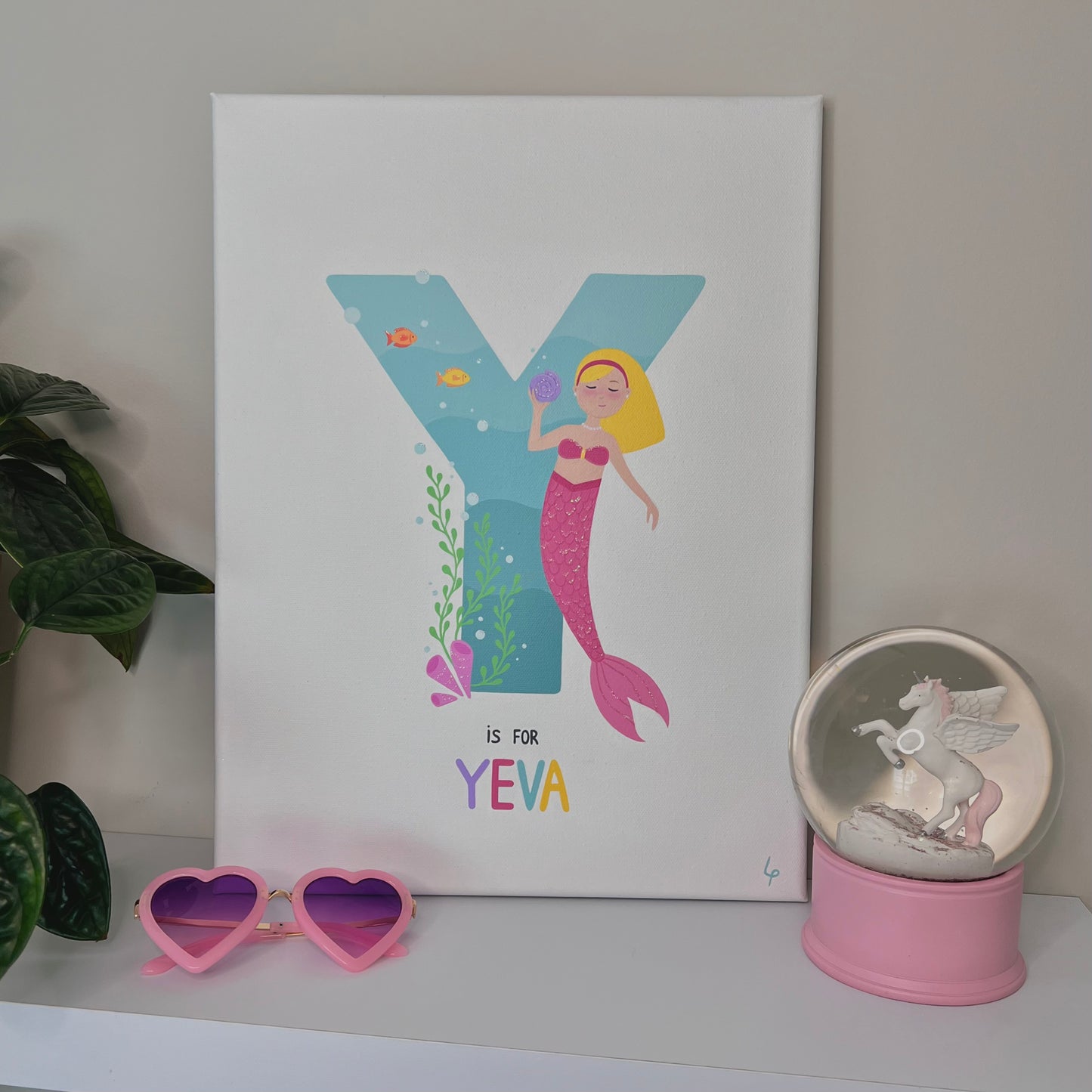 Custom Initial Name Art - Any Theme