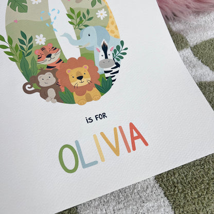 Hand-Painted Personalized Name Artwork