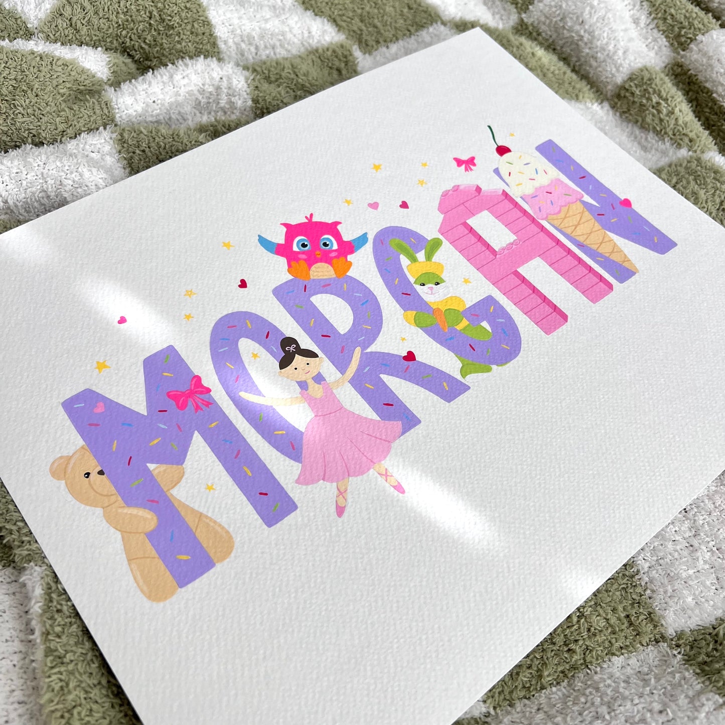Hand-Painted Favorite Things Artwork