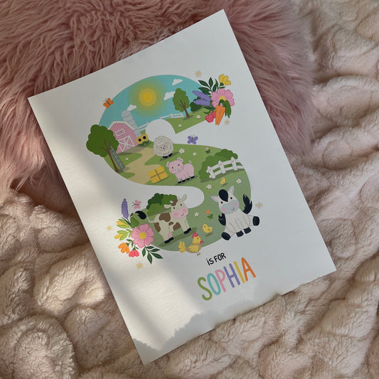 Hand-Painted Personalized Name Artwork